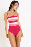 Maillot de bain rose LEONIE NAXOS