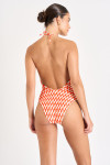 Maillot de bain une pièce orange LUCRECIA LEONIDES.