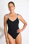 Maillot de bain 1 pièce noir CAMELIA MADRYN