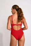 Maillot de bain 1 pièce GALILEA rouge