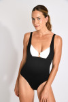 Maillot de bain 1 pièce noir MANUELA VALERIA