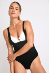 Maillot de bain 1 pièce noir MANUELA VALERIA