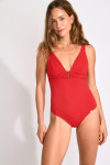 Maillot de bain 1 pièce rouge ULTIMA GECKO