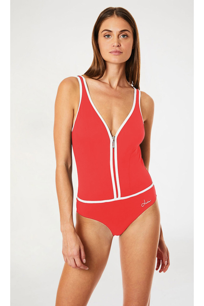 Maillot de bain une pièce femme Livia rouge DOVANE TAMARINDO